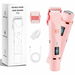 Bikini Trimmer for Women, 2 in 1 Electric Razors for Women Body & Facial Hair, IPX7 Waterproof Dual Head Bikini Shaver with LED Display Pink. Available at Crazy Sales for $29.95
