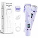 Bikini Trimmer for Women, 2 in 1 Electric Razors for Women Body & Facial Hair, IPX7 Waterproof Dual Head Bikini Shaver with LED Display Purple. Available at Crazy Sales for $29.95