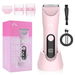Bikini Trimmer for Women, Body and Facial Hair Trimmer Rechargeable Electric Razors with LCD Display, IPX7 Waterproof Wet/Dry Use Pink. Available at Crazy Sales for $29.95
