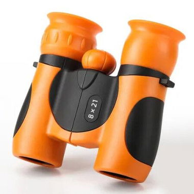 Binoculars 8Ã—21 Binoculars for Kids Ages 4-10 Years Old, Binoculars for Bird Watching,Outdoor Hand-Held Viewing Telescope(Orange)