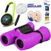 Binoculars Toy for Boys and Girls, Magnifying Glass with Compass Outdoor Adventure Exploration Gift (Purple). Available at Crazy Sales for $29.95