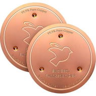 Detailed information about the product Bird Bath Copper Disk,0.6mm Reinforced 99.99% Pure Copper Cleaning Disk with Triple-Point Support for Physical Safe Clean Water All-Season 2 Pack