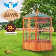 Detailed information about the product Bird Cage Aviary Parrot House Budgie Cockatiel Canary Enclosure Pigeon Coop Wooden Indoor Outdoor Extra Large