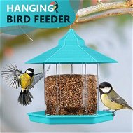 Detailed information about the product Bird Feeder Hanging Seed Container For Quail Parrot Automatic Garden Wild Outdoor Gazebo Shape
