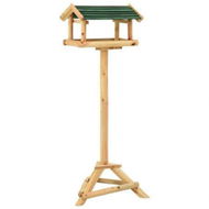 Detailed information about the product Bird Feeder with Stand 37x28x100 cm Solid Fir Wood