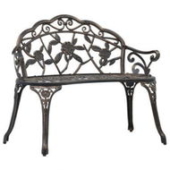 Detailed information about the product Bistro Bench 100cm Bronze Cast Aluminium