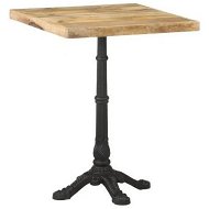 Detailed information about the product Bistro Table 60x60x77 cm Rough Mango Wood