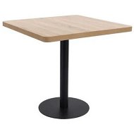 Detailed information about the product Bistro Table Light Brown 80x80 cm MDF
