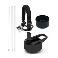 Detailed information about the product Black 32oz 40oz Cup Universal Set Large Mouth Space Flask Sports Bottle Straw Cover Silicone Suitable For Hydro Flask Series Stainless Steel Cups