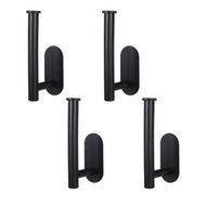 Detailed information about the product Black 4 PCS Simple Storage Rack Ideal For Holding Towels Curtains Hats Toilet Paper And Paper Towels
