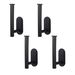 Black 4 PCS Simple Storage Rack Ideal For Holding Towels Curtains Hats Toilet Paper And Paper Towels. Available at Crazy Sales for $12.99