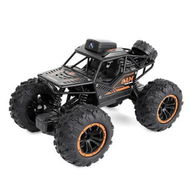 Detailed information about the product Black Alloy RC Car with HD WiFi Camera High Speed Off Road Climbing, Kids' Remote Control Toy Car