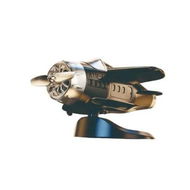 Detailed information about the product Black Car Solar Rotating Aircraft Creative Ornaments Center Console Decoration Car Supplies