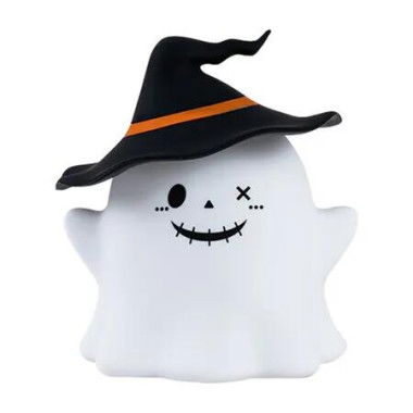 Black Halloween Ghost Pat Lamp Night Light USB Charging RGB Ideal For Halloween Decorations And Gifts