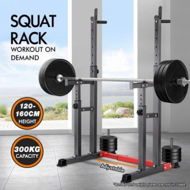 Detailed information about the product BLACK LORD Squat Rack Adjustable Barbell Rack Weight Bench Press Weight Lifting Gym