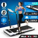 BLACK LORD Treadmill 2 IN 1 Electric Walking Pad 400mm Hydraulic Foldable White. Available at Crazy Sales for $389.95