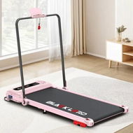 Detailed information about the product BLACK LORD Treadmill Electric Walking Pad Folding Incline Shock Absorbers Pink