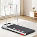 BLACK LORD Treadmill Electric Walking Pad Folding Incline Shock Absorbers White. Available at Crazy Sales for $379.95