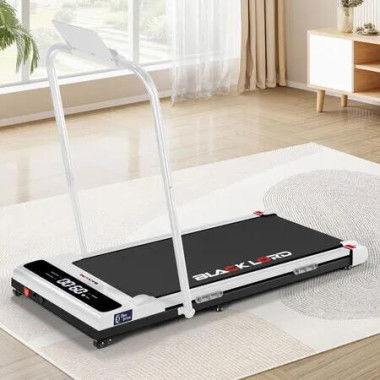 BLACK LORD Treadmill Electric Walking Pad Incline Brushless Motor Foldable White