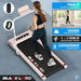 BLACK LORD Treadmill Electric Walking Pad Under Desk Foldable Gym 400mm Pink. Available at Crazy Sales for $299.95