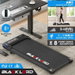 BLACK LORD Treadmill Electric Walking Pad Under Desk Home Gym Incline Black. Available at Crazy Sales for $229.95