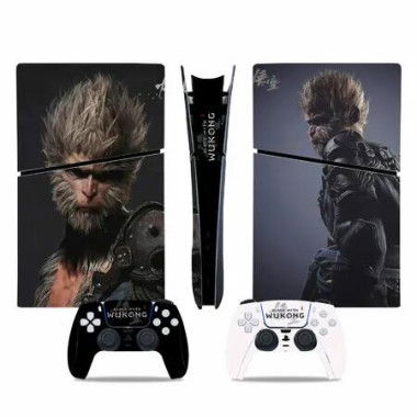 Black Myth Wukong Style 1227 PS5 Slim Digital Protective Skin Film Sticker Full Cover Decal for Console Digital Edition