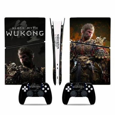 Black Myth Wukong Style 1258 PS5 Slim Digital Protective Skin Film Sticker Full Cover Decal for Console Digital Edition