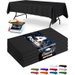 Black Plastic Table Cloth Rectangle Table 4 Pack,Tablecloth,Table Cloth for Disposable Use,Table Cover. Available at Crazy Sales for $10.99