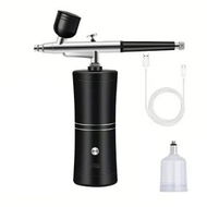 Detailed information about the product Black Portable Electric Spray Pen Nail Beauty Gundam Model Coloring Cake Decoration