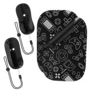 Detailed information about the product Black Switch 2 Magnetic Mouse Small Handle Portable Mouse Pad Set