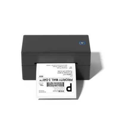 Black Thermal Electronic Label Printer Bluetooth Universal Express Printer for Computers & Mobile Phones