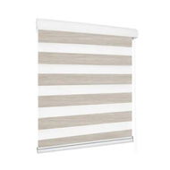 Detailed information about the product Blackout Zebra Roller Blind Curtains 120x210 Beige