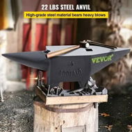 Detailed information about the product Blacksmith Anvil Steel Round Horn Anvil 22lb 10kg 2 Holes for Metal Work