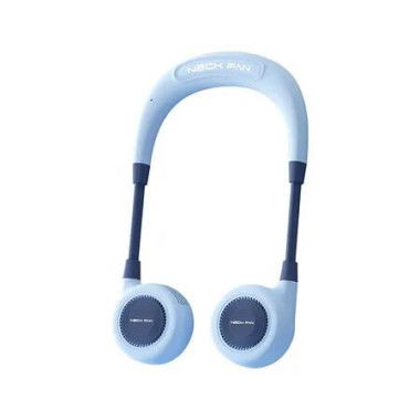 Bladeless Neck Fan USB Rechargeable Lightweight Silent Portable Cooling 28X16.5cm
