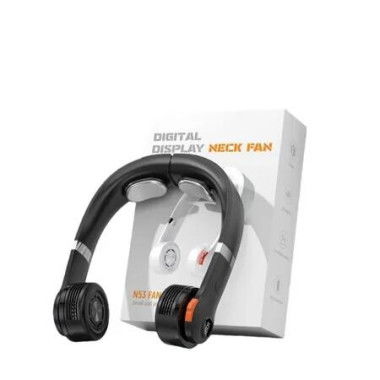 Bladeless Neck Fan USB Rechargeable Lightweight Silent Portable Cooling Outdoor Protected Battery Cool Ice sensation 7000RPM High-Speed Brushless Motor