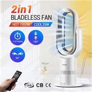 Detailed information about the product Bladeless Tower Fan Oscillating Heating 2 In 1 Cool Hot With Led Screen And Remote Control