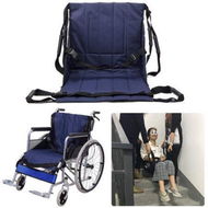 Detailed information about the product Blue - 4 Handles,Patient Transfer Emergency Evacuation Chair Wheelchair Belt Safety Full Body Medical Lifting Sling Sliding Transferring Disc Use