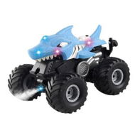 Detailed information about the product Blue 2.4G Remote Control Light Spray Shark Stunt Car Cool Stunts Drive Upright Rotate 360 Left And Right Perfect Gift Idea