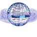 Blue Flying Orb Hover Boomerang Play Toys Hand Controlled Mini Drone Cosmic Globe Spin Outdoor Birthday Gifts Cool Stuff for Boys Girls Age 6-10. Available at Crazy Sales for $9.99