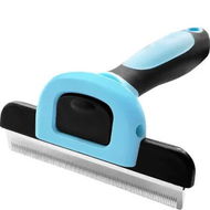 Detailed information about the product Blue Professional Pet Grooming Shedding Tool Quality Hair Removal Animal Brush Pet Care Essentials Portable