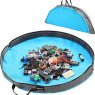 Detailed information about the product Blue Round 66 8x66 8x7CM Building Block Toy Storage Bag Portable Foldable