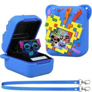 Detailed information about the product Blue Silicone Case for Bitzee Disney Interactive Toy Digital Pet Drop Proof Scratch Proof Protective Cover Virtual Electronic Pets Accessories