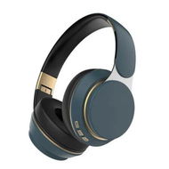 Detailed information about the product Blue Wireless HeadMounted Bluetooth Headset Subwoofer Stereo Card Sports Computer Headset Compatible