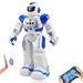 (Blue)Remote Control Robot,Intellectual Gesture Sensor Programmable Robot with Infrared Controller Early Education Robot Toys can Dance Sing Walk. Available at Crazy Sales for $39.99