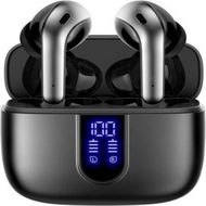 Detailed information about the product Bluetooth Headphones True Wireless Earbuds With LED Power Display Earphones With Wireless Charging Case. IPX5 Waterproof In-ear Earbuds With Mic For TV Smartphone Computer Laptop Sports (black).