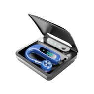 Detailed information about the product Bluetooth Headset, Portable Noise Reduction 5.3 Bluetooth Earpiece with 180 Degree Rotatable Mic Suitable for Business Driving Office(Blue)