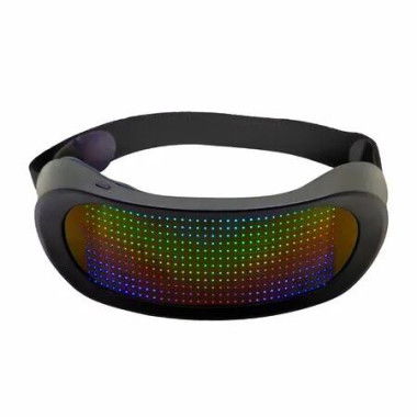 Bluetooth Luminous Glasses, LED Glasses Changeable, APP Controlled Smart Luminous Glasses, for Parties, Birthdays, Bars, Festivals, Can Display Text, Animation