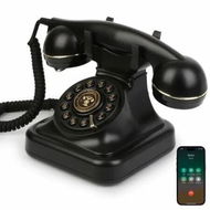 Detailed information about the product Bluetooth Retro Phone with Speakerphone,Bluetooth Landline Telephone,Bluetooth Home Phone with USB Rechargeable Power,Hands-Free Calling & Music Playback