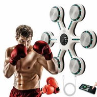 Detailed information about the product Bluetooth Smart Music Boxing Machine,Home Wall-Mounted Training Gear,Boxing Training Punching Equipment with Gloves,Fitness and Reflex Improvement