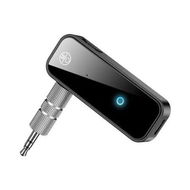 Detailed information about the product Bluetooth Transmitter Receiver Wireless Adapter, 3.5mm Aux Jack Stereo Audio Input Output for TV Car Headphone Speakers iPhone PC